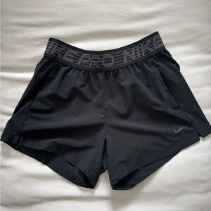 Nike Women's Pro Black Athletic Shorts